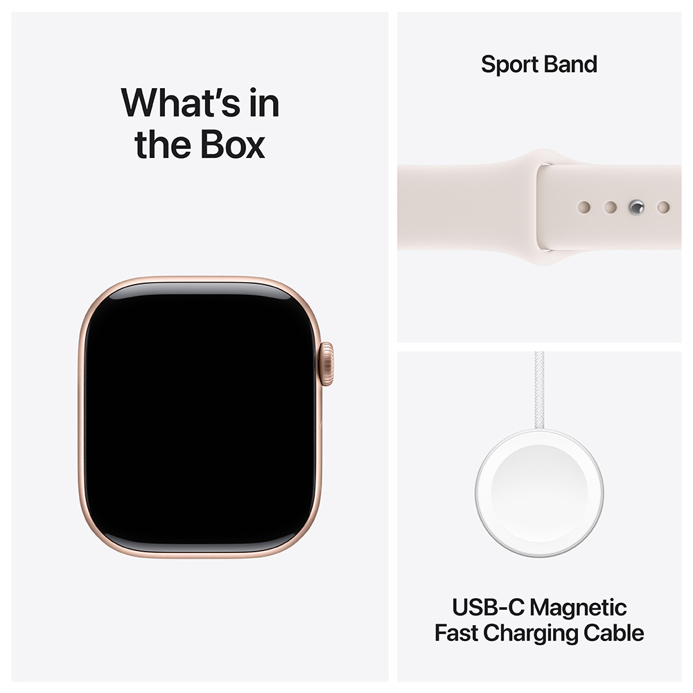 Ceas inteligent Apple Watch Series 11 GPS 42mm Rose Gold Aluminium Case with Light Blush Sport Band - M/L photo 8